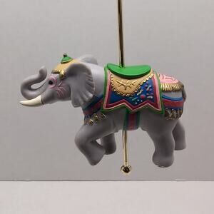 Avon Carousel Ornament Regal Elephant The‎ Gift Collection